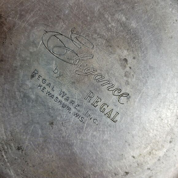 Vtg Elegance by Regal Ware Aluminum Melting Coffee Pot Tea Kettle Long Handle - Picture 4 of 6